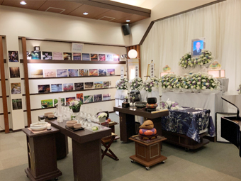 鶴ヶ島市のオリジナル葬施工例1